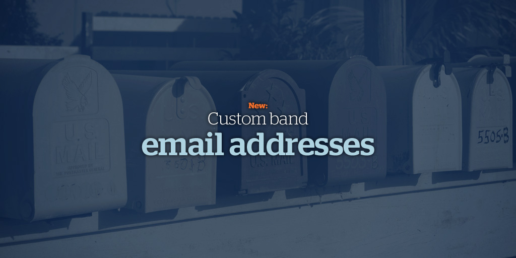 Custom Band Email Addresses