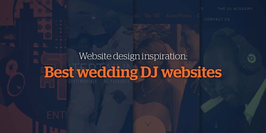 Website Design Inspiration: Best Wedding DJ Websites on Bandzoogle