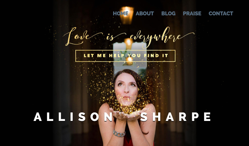 Allison Sharpe website - Bandzoogle Blog