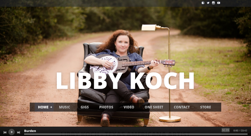 Libby Koch website on Bandzoogle