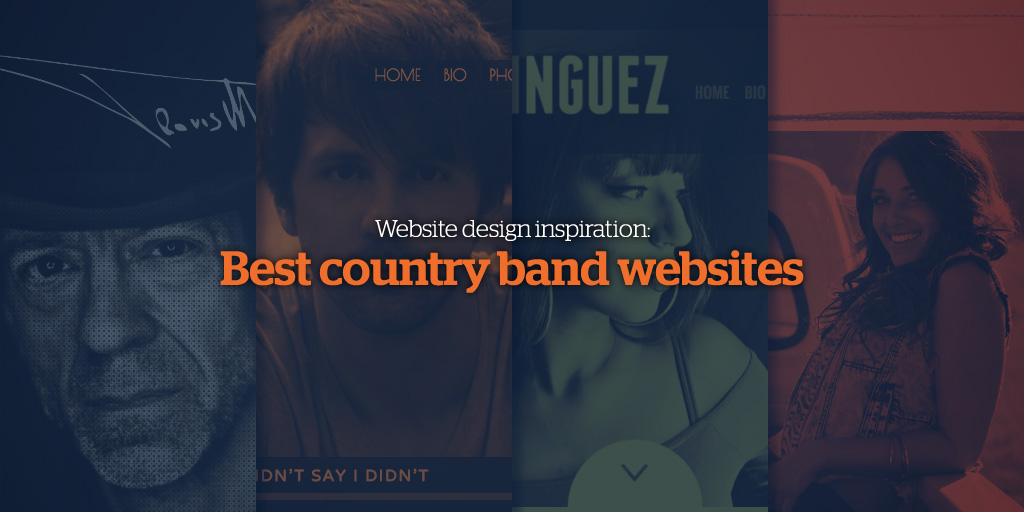Website Design Inspiration: Best Country Band Websites on Bandzoogle