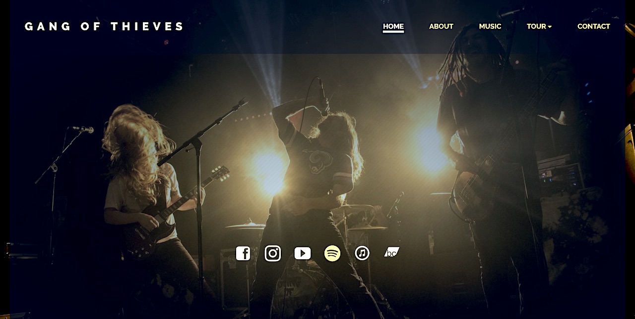 Website Design Inspiration: Best Rock Music Websites