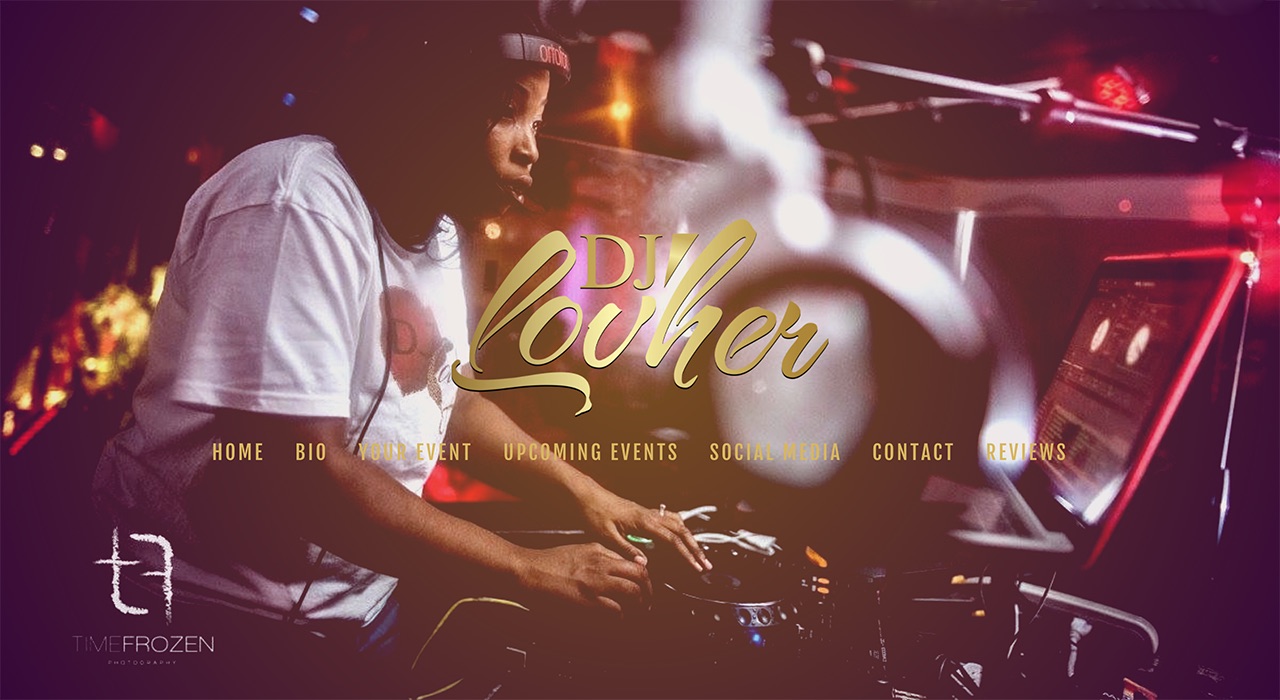 Wedding DJ Website Design: 1 Template, 3 Ways