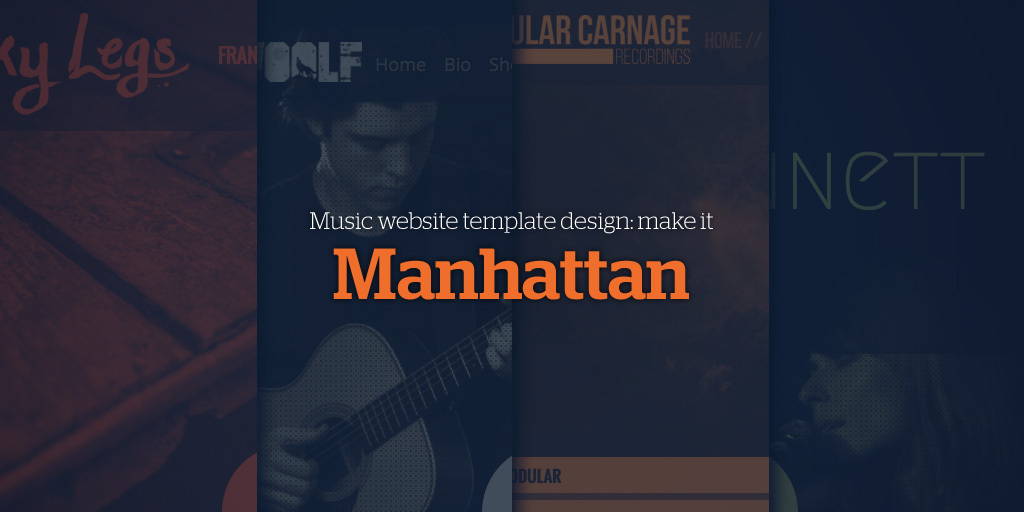 Mobile-ready band theme - Manhattan