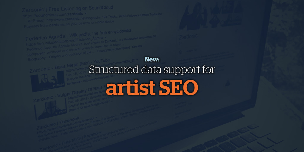 New: SEO Schema Markup Support for Musicians - Bandzoogle Blog