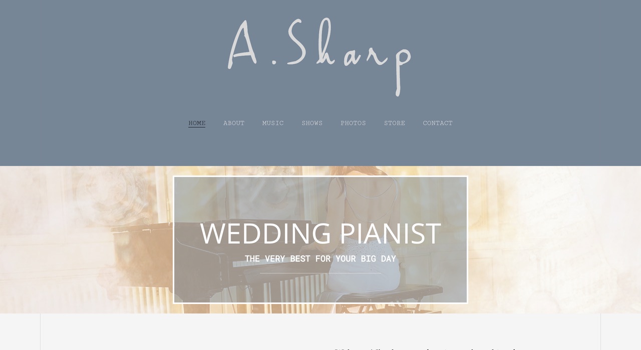 Pianist Website Design: 1 Template, 3 Ways