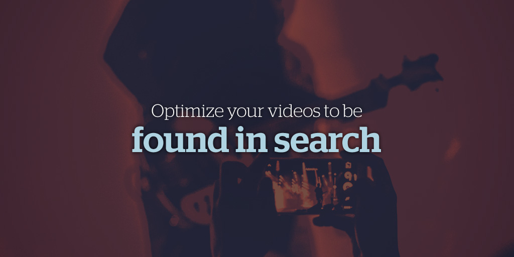 Optimize your music videos to be found in search