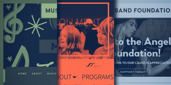 Website Design Inspiration: Best Nonprofit Music Websites