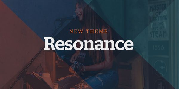 New Website Theme: Resonance