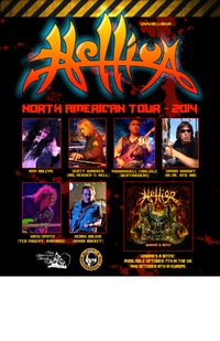 HELLION 2014 North American Tour Poster