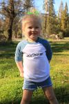 Toddler-Youth Raglan 3/4 Sleeve T-Shirt 