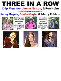 Music of Kenny Rogers, Crystal Gayle, and Marty Robbins by Trinadora and Chip Messiner