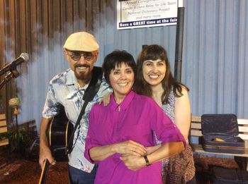 With Joyce DeWitt at June 2016 Gig
