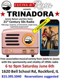 TRINADORA's 21st Century '50s Radio at Cucina Di Rosa