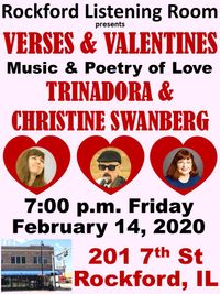 VERSES and VALENTINES - Love songs and poetry by Trinadora and Christine Swanberg