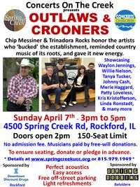 OUTLAWS & CROONERS - Chip Messiner & Trinadora 'On The Creek'