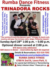 TRINADORA ROCKS at Rumba Dance Studio (815) 519-7292