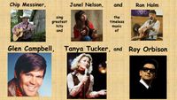 Glen Campbell, Tanya Tucker, and Roy Orbison - a Retrospective with Trinadora Rocks and Chip Messiner