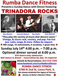 TRINADORA ROCKS at Rumba Dance Studio (815) 519-7292