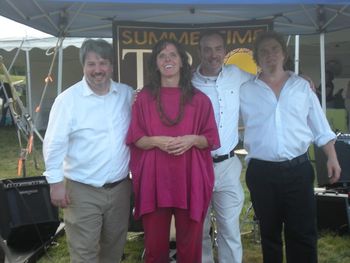 Left to right:  Joe Compagna, Emilie Faucher, Rob Compagna, Peter Elwyn
