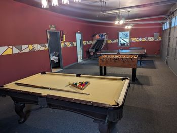 Billiards, ping pong, foosball, and much more!
