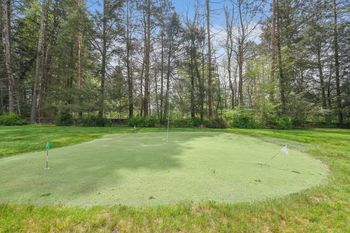 Golf range green
