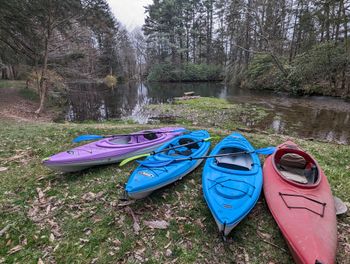 Kayak down at the pond!
