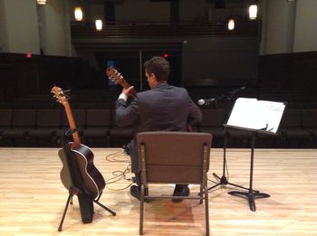 Sound check at Hastings Arts Center 10/22/15
