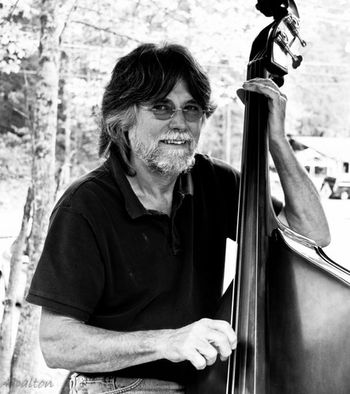 Jerry playing a 1934 King Upright (Big John) in  Gatlinburg, TN
