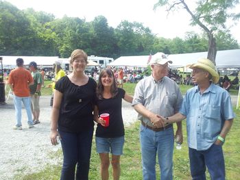 Becky Goldsmith,Joan,Bob Bentle and Doug Thunderhorse Goldsmith
