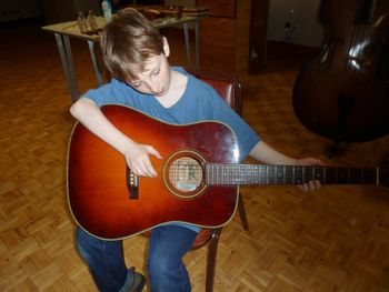 First experience on a guitar
