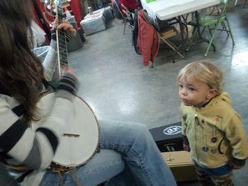 Pittman Center, TN youngin' watching at the firehouse.
