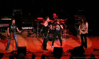 on tour with Jeff Scott Soto - joined by Joe Lynn Turner
