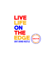 Live Life On The Edge T-shirt (BLACK) 