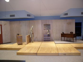 The main stage: Dirk's foyer and office.
