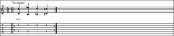 12/05/08 The Spider - classical guitar exercise. Use one finger per fret.
