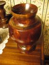 Mahogany and Cedar Vase