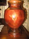 Mahogany and Cedar Vase