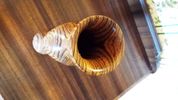 Exotic African ZebraWood Vase