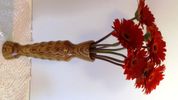 Exotic African ZebraWood Vase