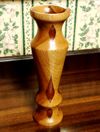 Jatoba and Hickory Wood Vase