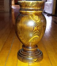 Mahogany and Cedar Vase