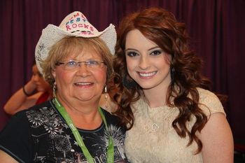 met Mrs. Linda at my first CMA and she stops by to see me every year.
