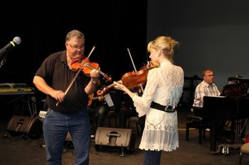 Calvin & Natalie at rehearsal
