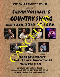 CV & Country Swing - CANCELLED
