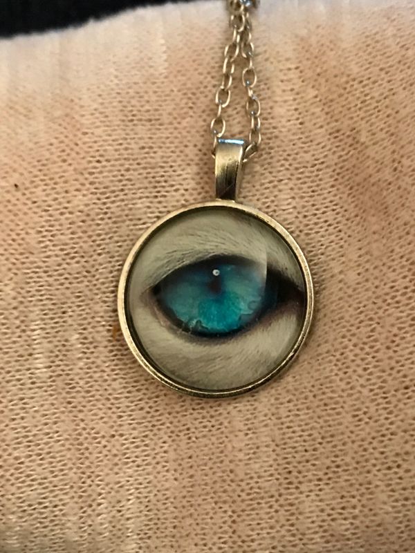 Blue Hazel Cat Eye Necklace – The Wistful Woods