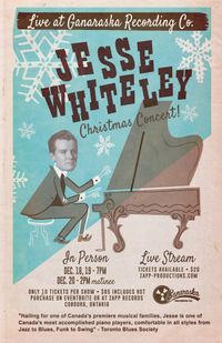 Jesse Whiteley Christmas Concert - Only 10 tickets per show