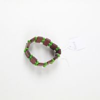 Two Rim Bango Green/Brown Bracelet