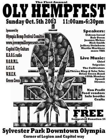 10.05.2003 @ Oly Hempfest, Olympia, WA
