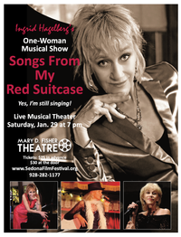 Ingrid Hagelberg's One Woman Show "Songs from my red suitcase"